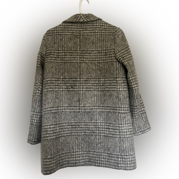 COPY - 🦄SEZANE James coat in grey checkered print - Picture 7 of 8